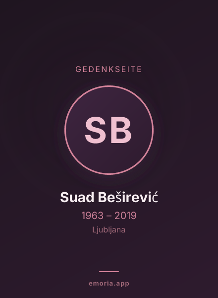 Gedenkportrait von Suad Beširević