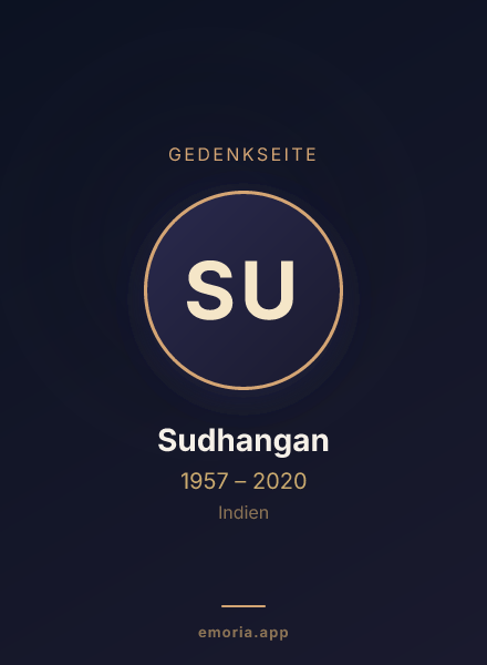 Gedenkportrait von Sudhangan