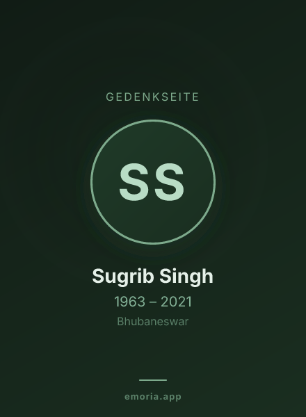Gedenkportrait von Sugrib Singh