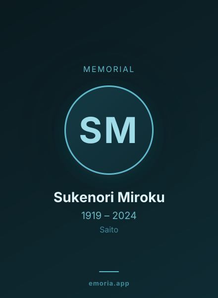 Memorial portrait of Sukenori Miroku