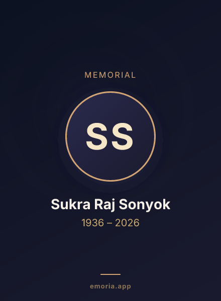 Memorial portrait of Sukra Raj Sonyok