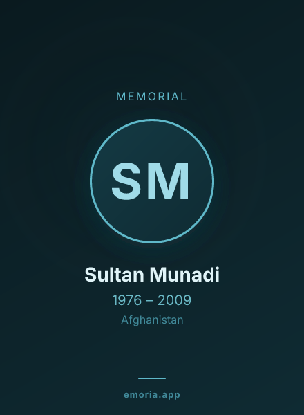 Memorial portrait of Sultan Munadi