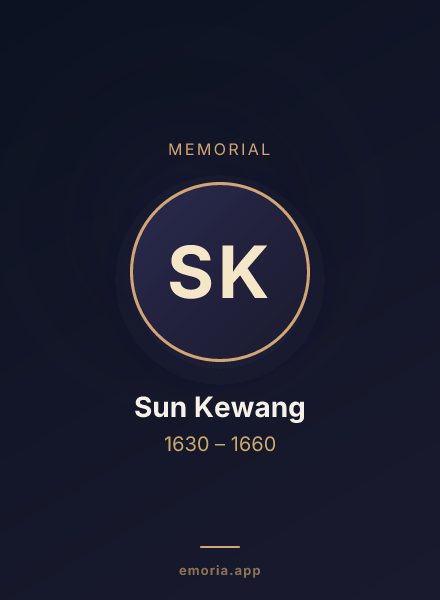 Memorial portrait of Sun Kewang