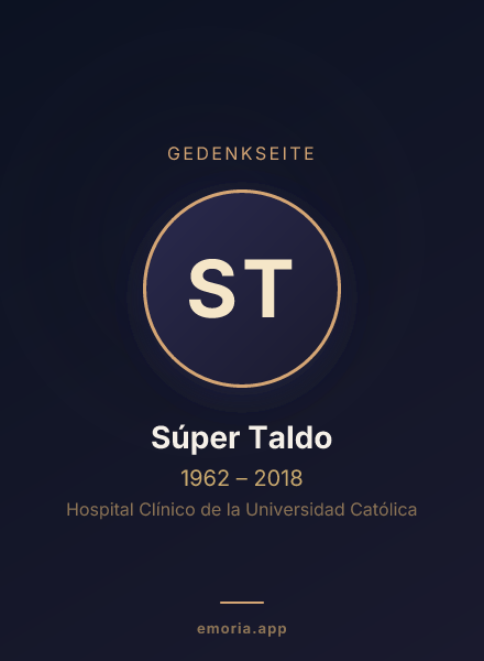 Gedenkportrait von Súper Taldo