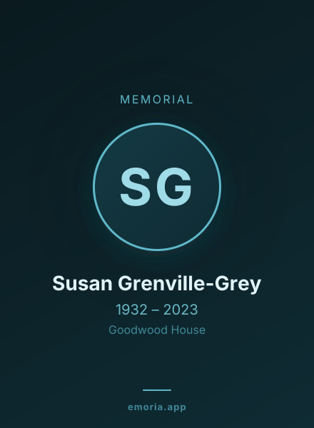 Memorial portrait of Susan Grenville-Grey