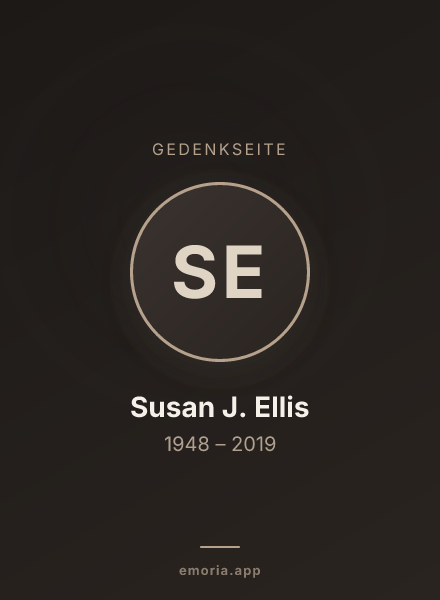 Gedenkportrait von Susan J. Ellis