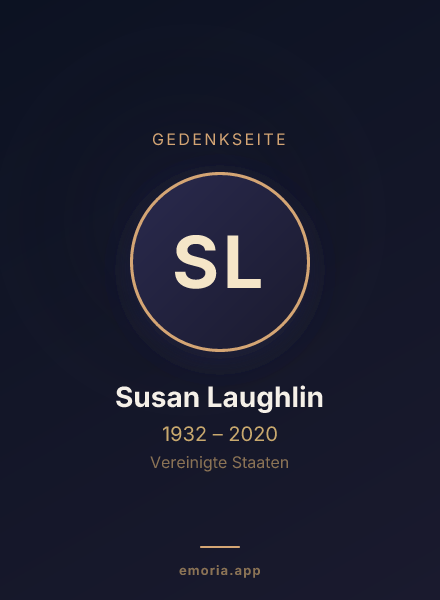 Gedenkportrait von Susan Laughlin