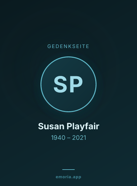 Gedenkportrait von Susan Playfair