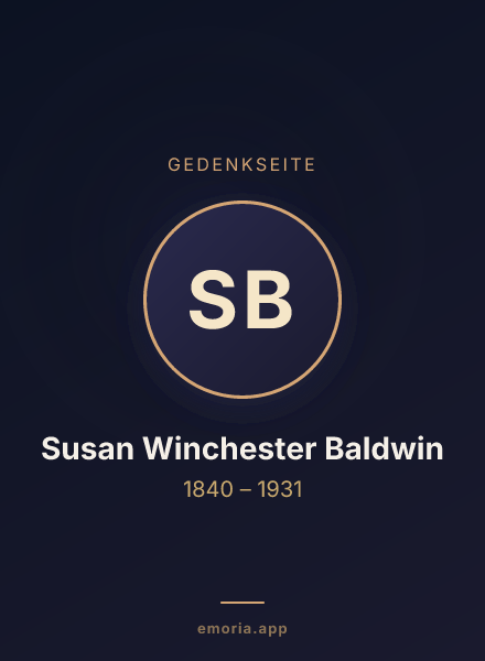 Gedenkportrait von Susan Winchester Baldwin