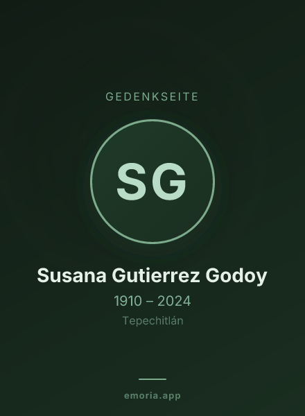 Gedenkportrait von Susana Gutierrez Godoy