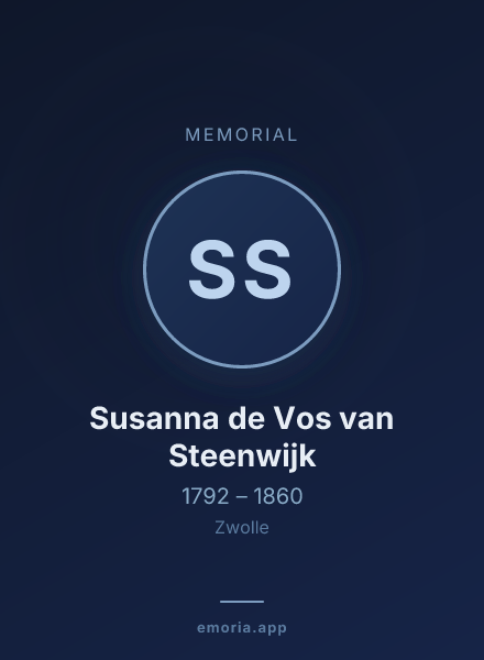 Memorial portrait of Susanna de Vos van Steenwijk