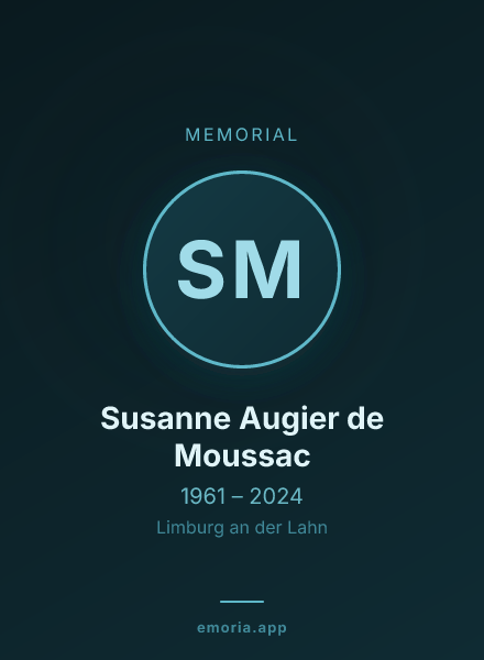 Memorial portrait of Susanne Augier de Moussac