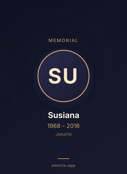 Memorial portrait of Susiana