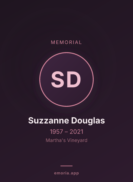 Memorial portrait of Suzzanne Douglas