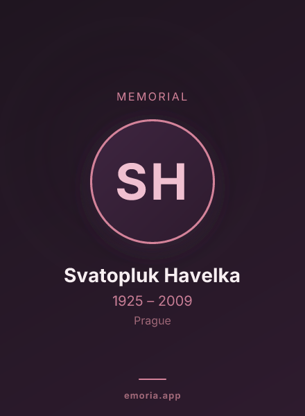 Memorial portrait of Svatopluk Havelka