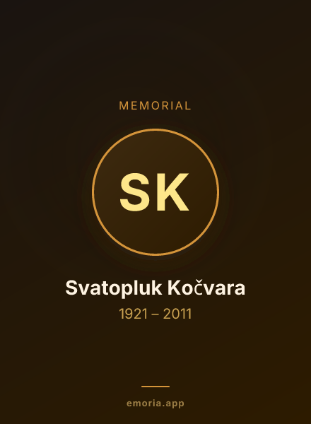 Memorial portrait of Svatopluk Kočvara
