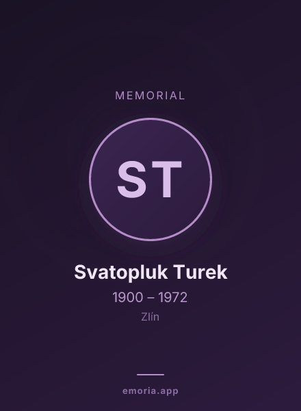 Memorial portrait of Svatopluk Turek