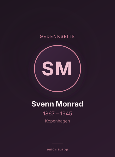 Gedenkportrait von Svenn Monrad