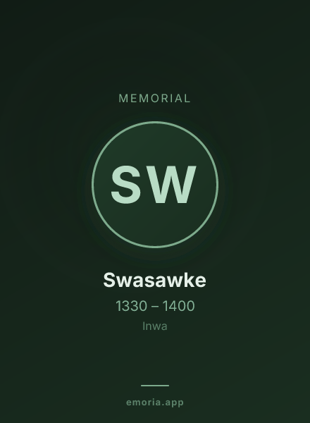 Memorial portrait of Swasawke