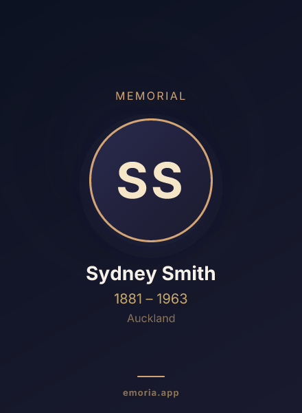 Memorial portrait of Sydney Smith