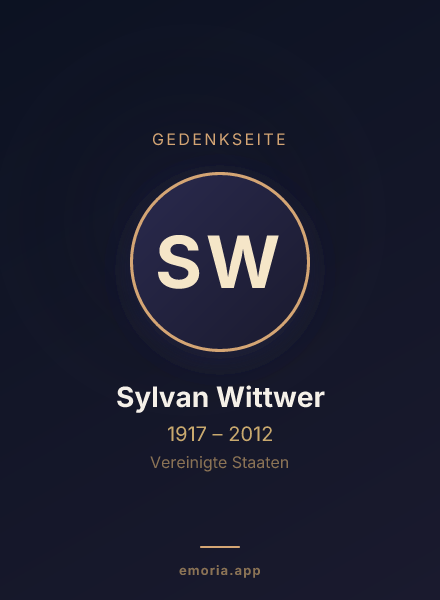 Gedenkportrait von Sylvan Wittwer