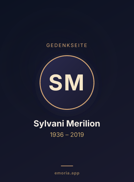 Gedenkportrait von Sylvani Merilion