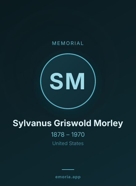 Memorial portrait of Sylvanus Griswold Morley