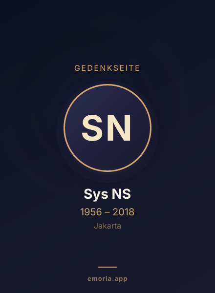 Gedenkportrait von Sys NS