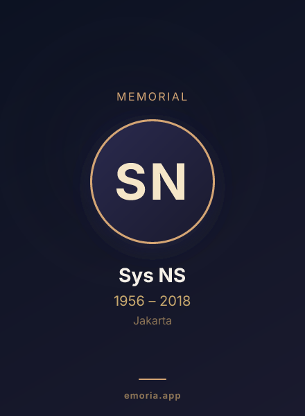 Memorial portrait of Sys NS