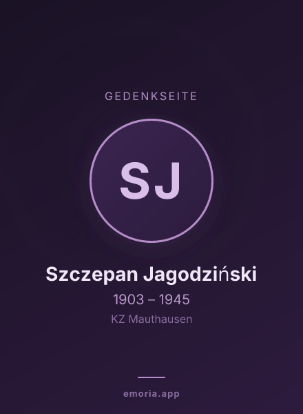 Gedenkportrait von Szczepan Jagodziński