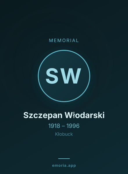Memorial portrait of Szczepan Włodarski