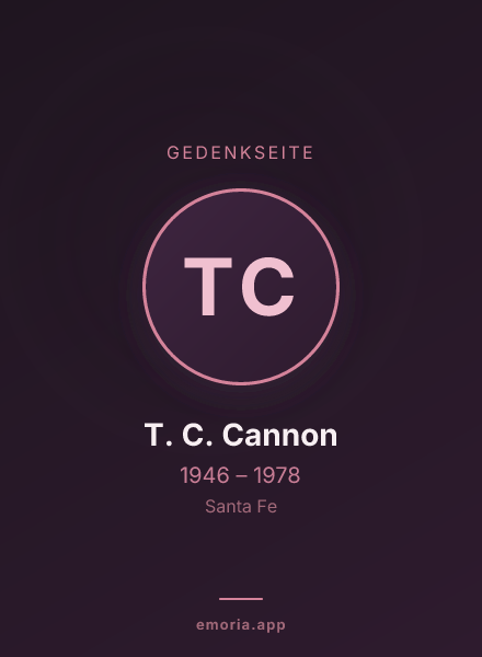 Gedenkportrait von T. C. Cannon