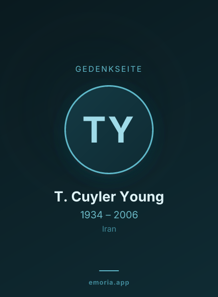 Gedenkportrait von T. Cuyler Young