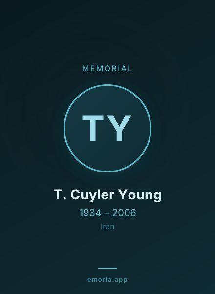 Memorial portrait of T. Cuyler Young