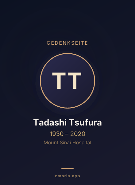 Gedenkportrait von Tadashi Tsufura