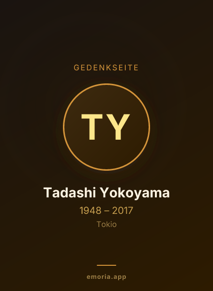 Gedenkportrait von Tadashi Yokoyama
