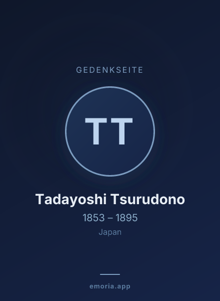 Gedenkportrait von Tadayoshi Tsurudono