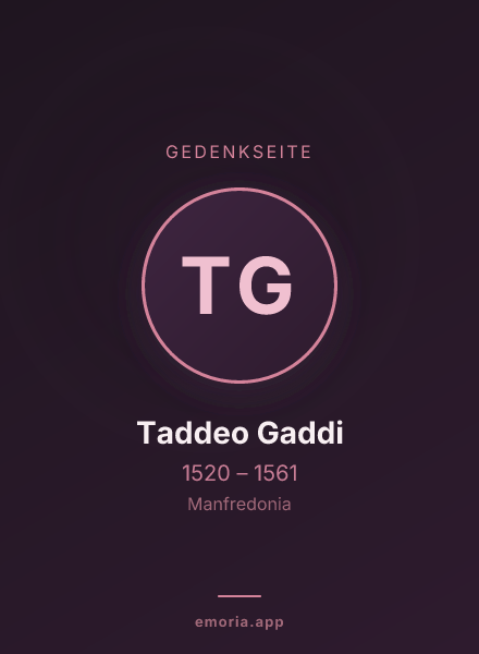 Gedenkportrait von Taddeo Gaddi