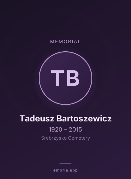 Memorial portrait of Tadeusz Bartoszewicz