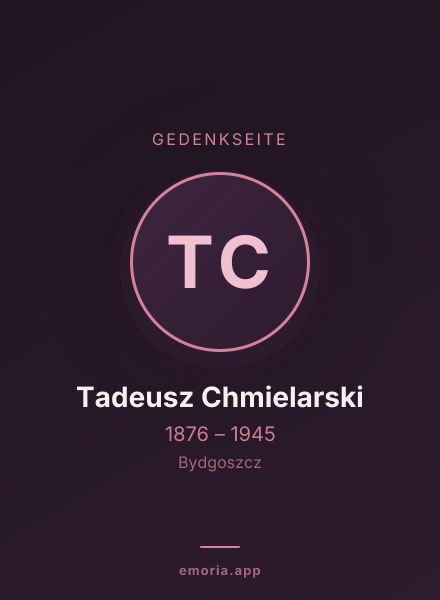 Gedenkportrait von Tadeusz Chmielarski