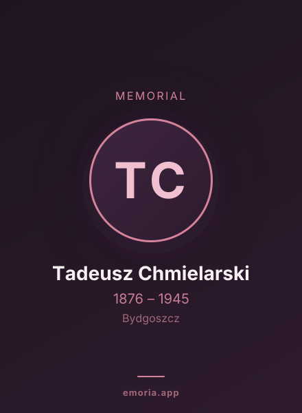 Memorial portrait of Tadeusz Chmielarski