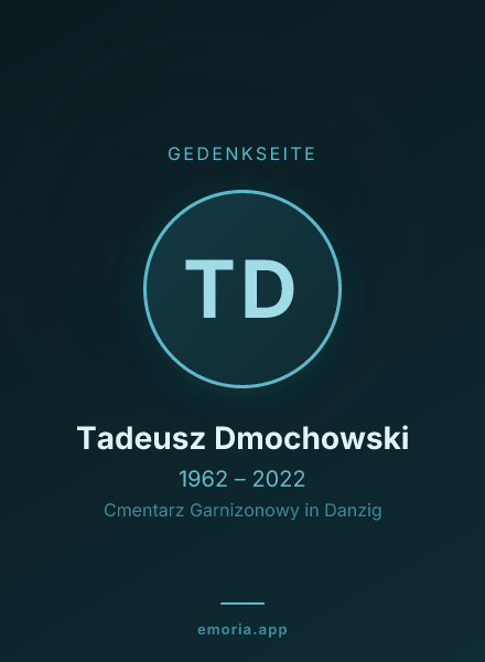 Gedenkportrait von Tadeusz Dmochowski