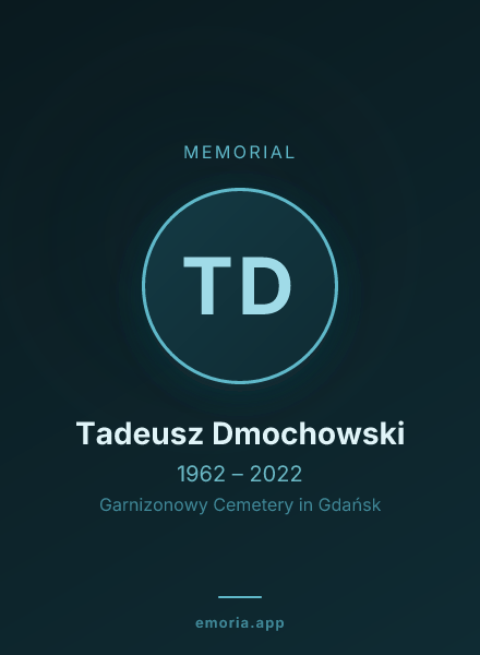 Memorial portrait of Tadeusz Dmochowski