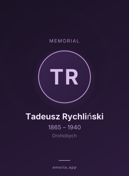 Memorial portrait of Tadeusz Rychliński