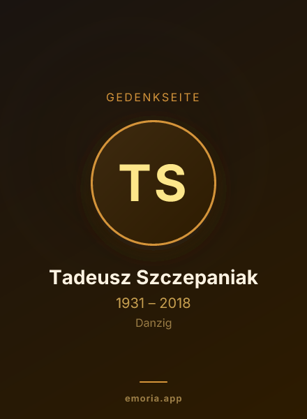 Gedenkportrait von Tadeusz Szczepaniak