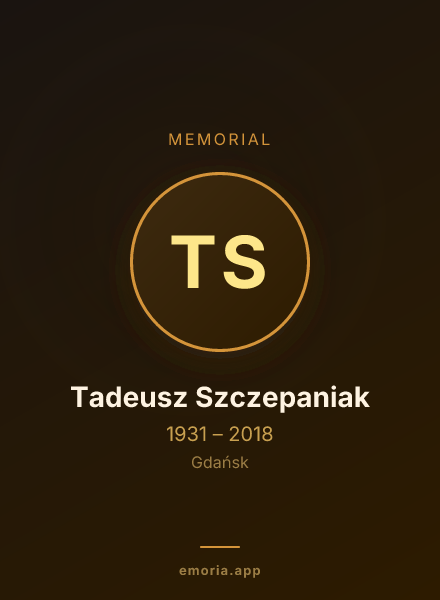 Memorial portrait of Tadeusz Szczepaniak