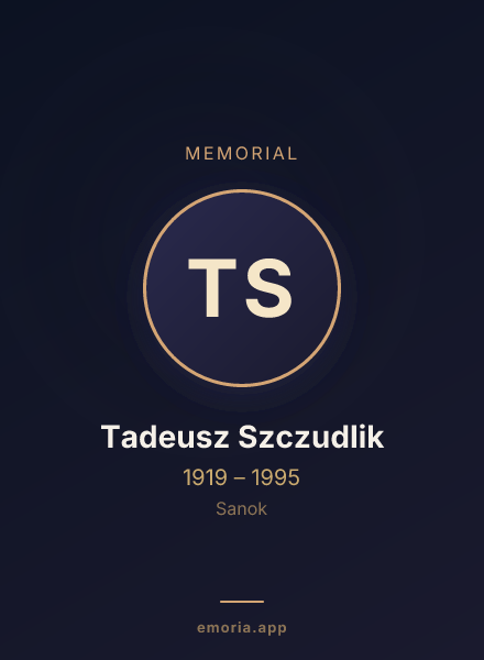 Memorial portrait of Tadeusz Szczudlik