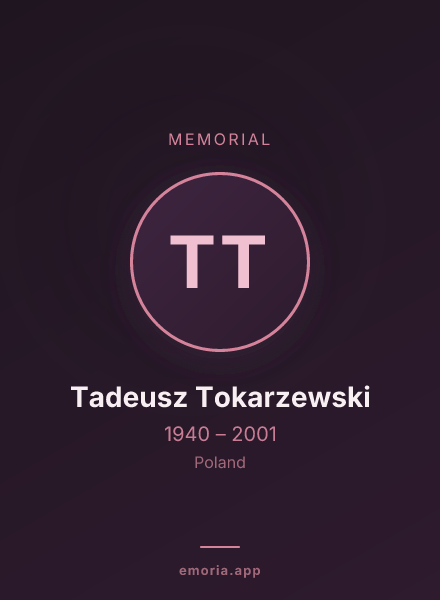 Memorial portrait of Tadeusz Tokarzewski