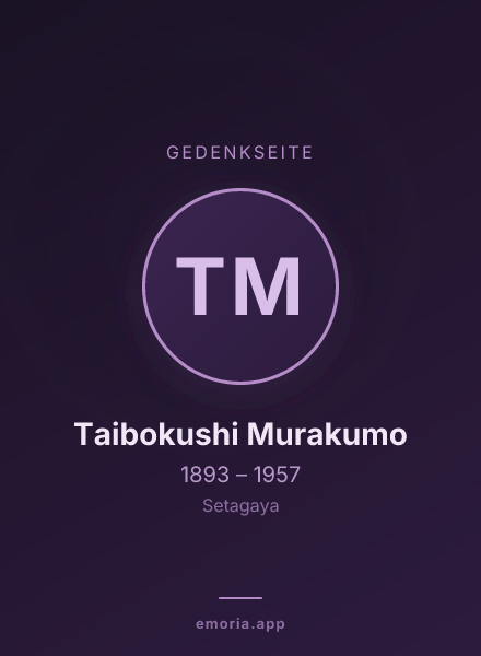 Gedenkportrait von Taibokushi Murakumo