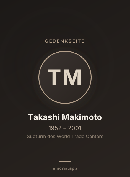 Gedenkportrait von Takashi Makimoto